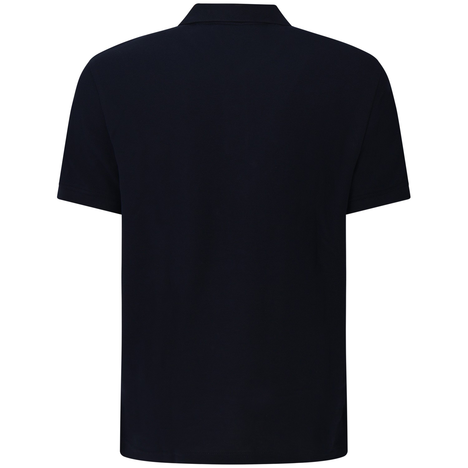Polo blu con mini logo per uomo 2