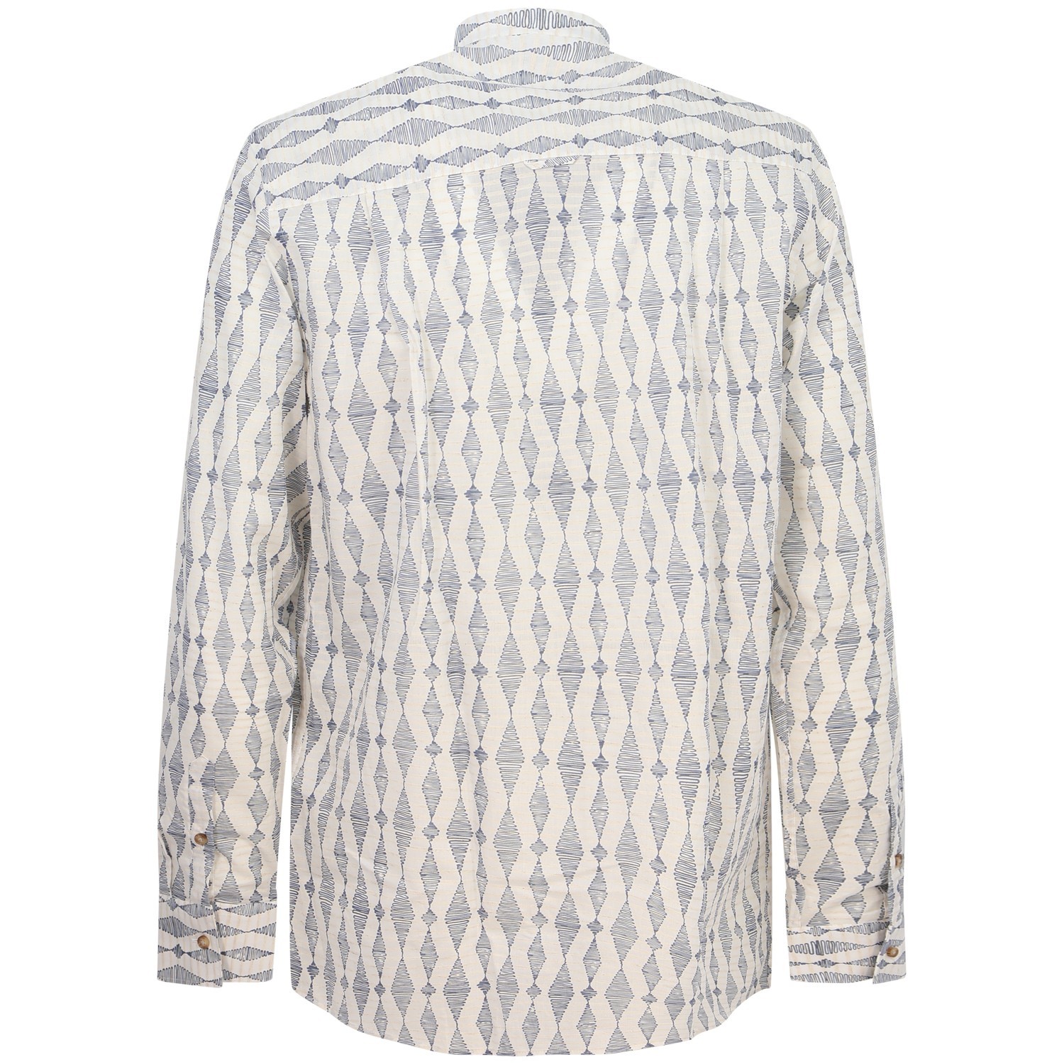 Camicia bianca con fantasia per uomo 2