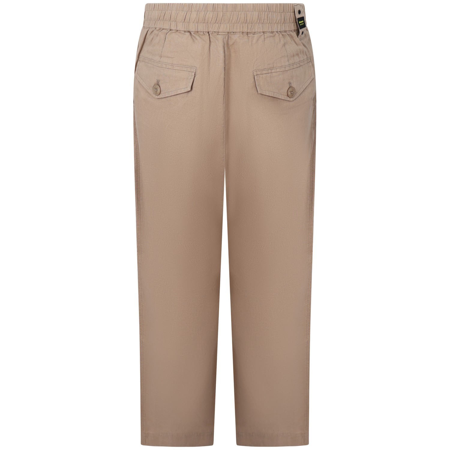 Pantalone in lino beige per uomo 2