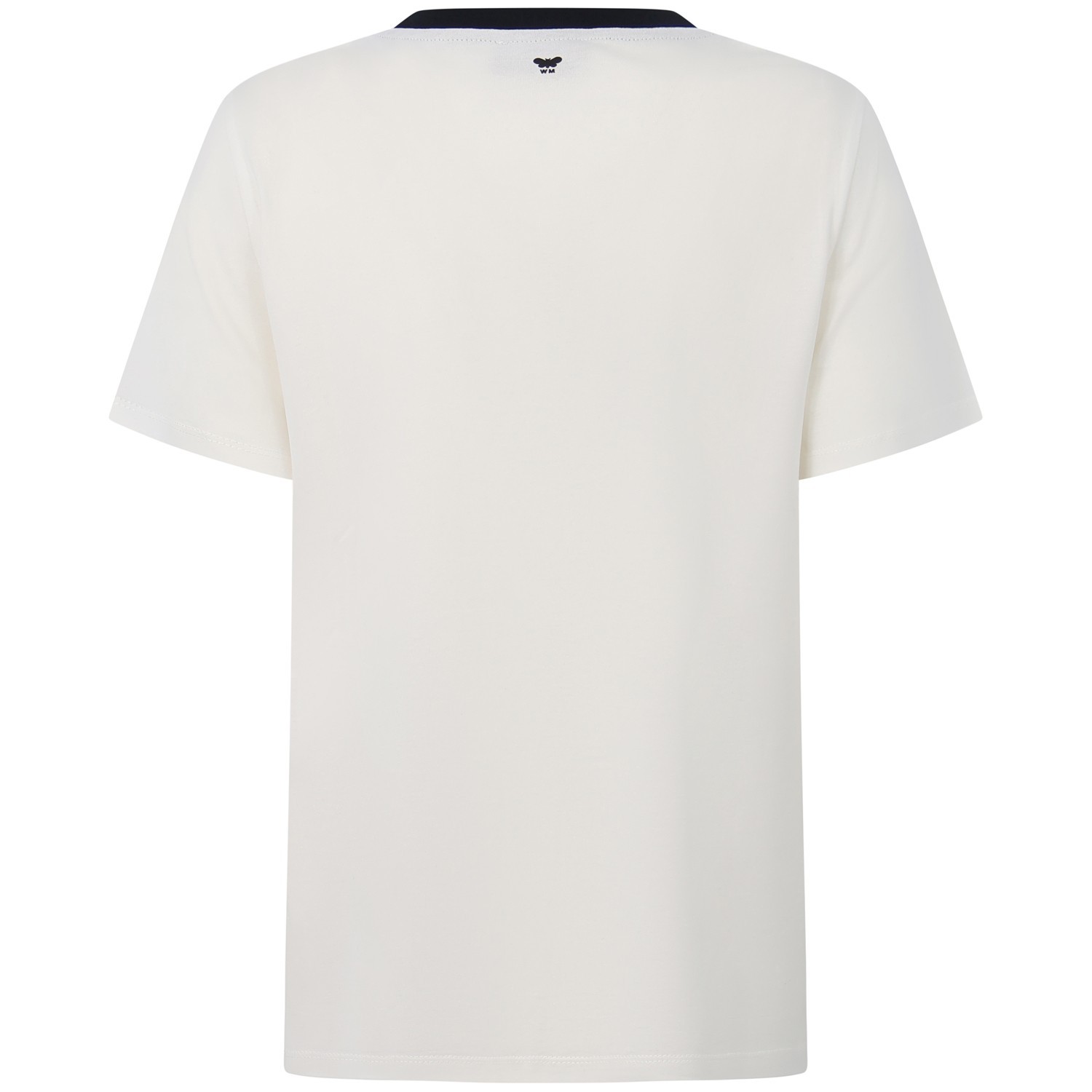 T-shirt bianca con logo per donna 2