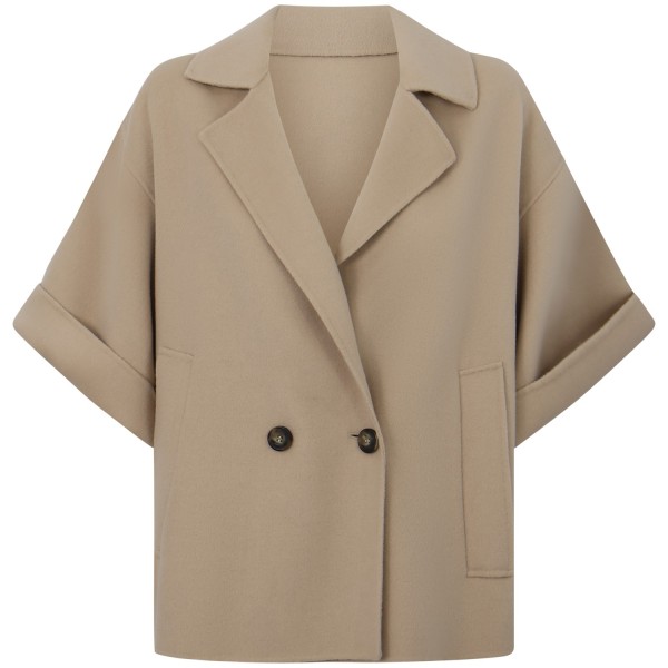 Cappotto beige per donna
