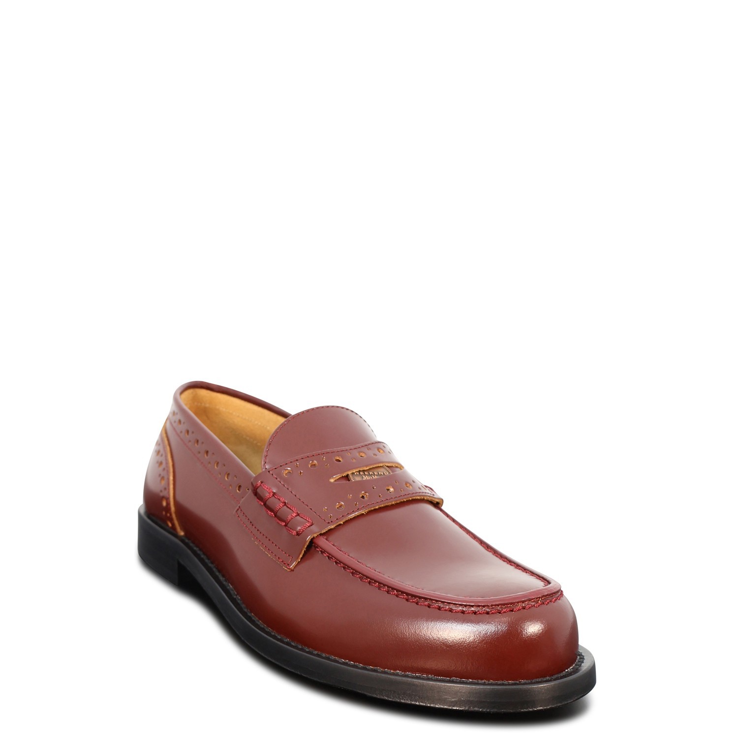 Mocassino bordeaux per donna 2