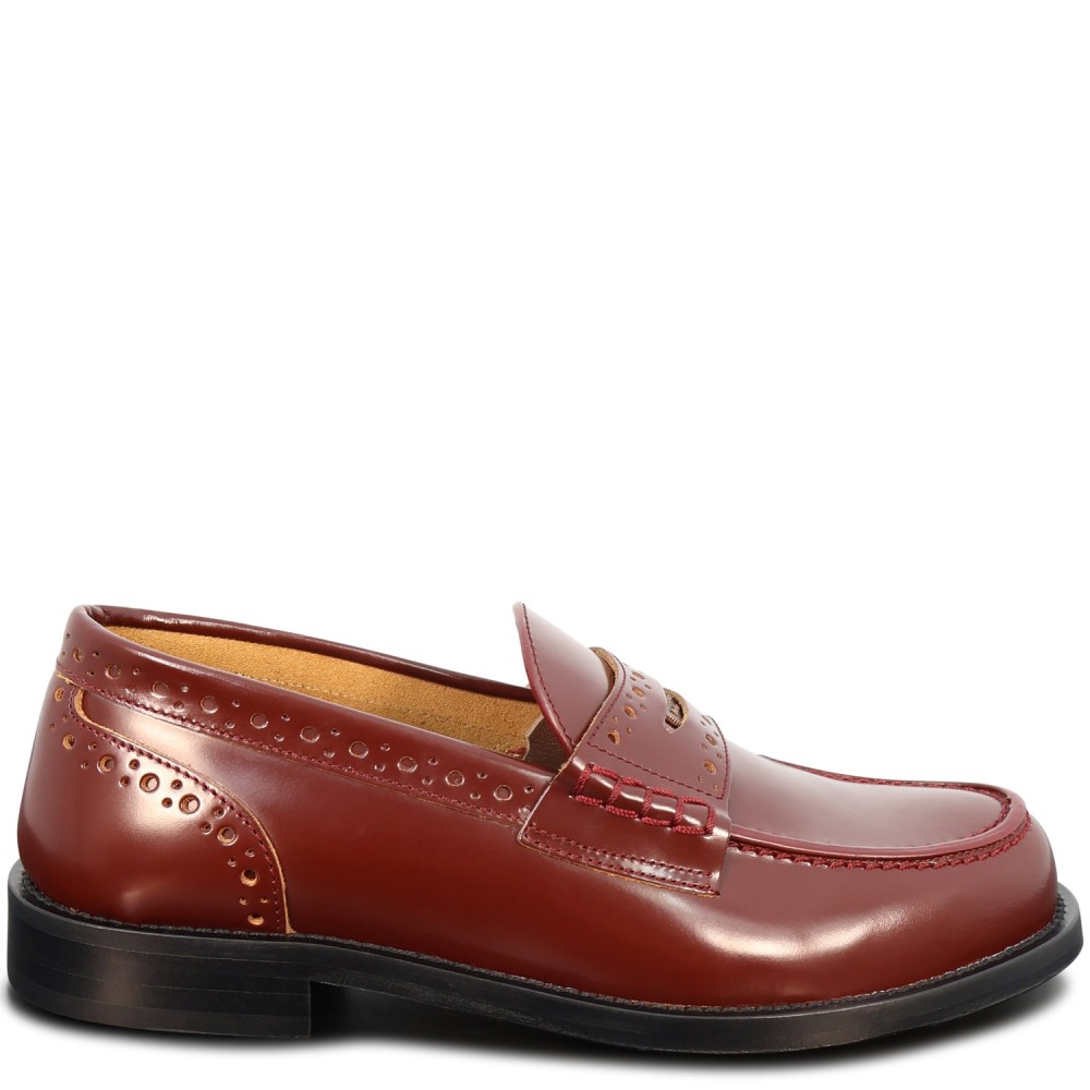 Mocassino bordeaux per donna