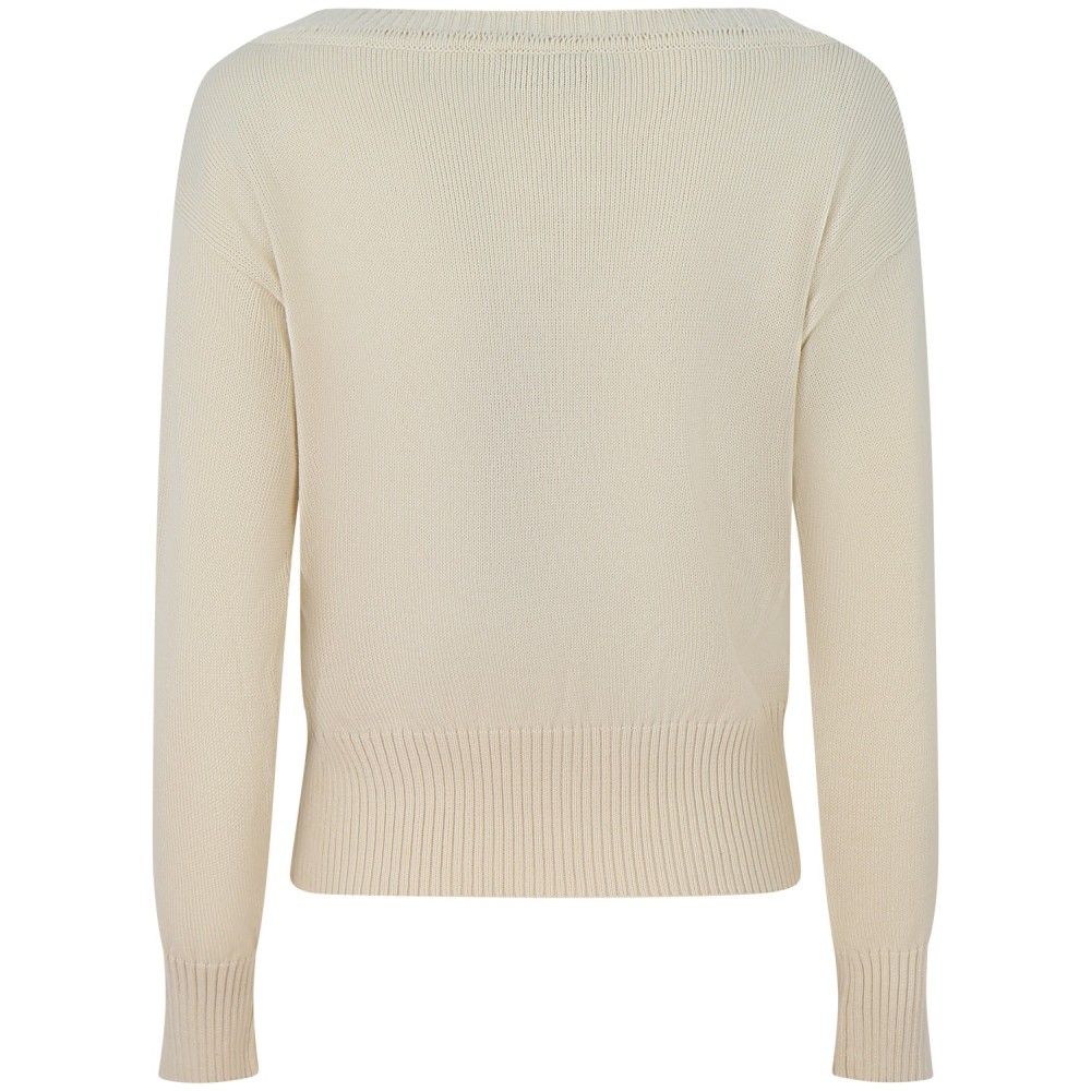 Maglia avorio per donna