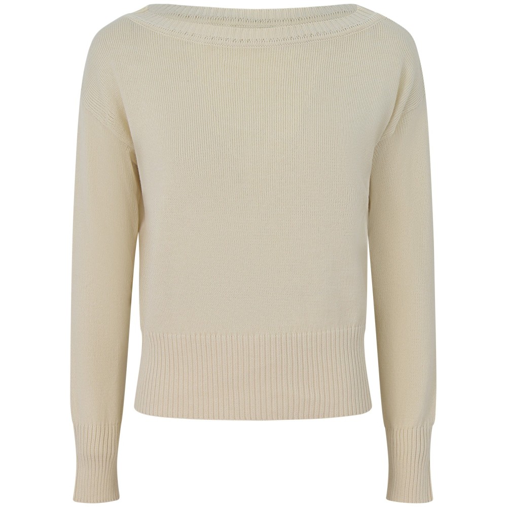 Maglia avorio per donna
