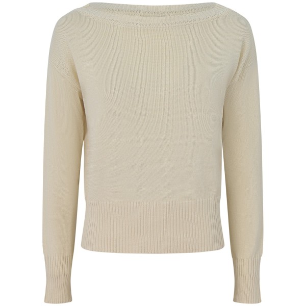 Maglia avorio per donna