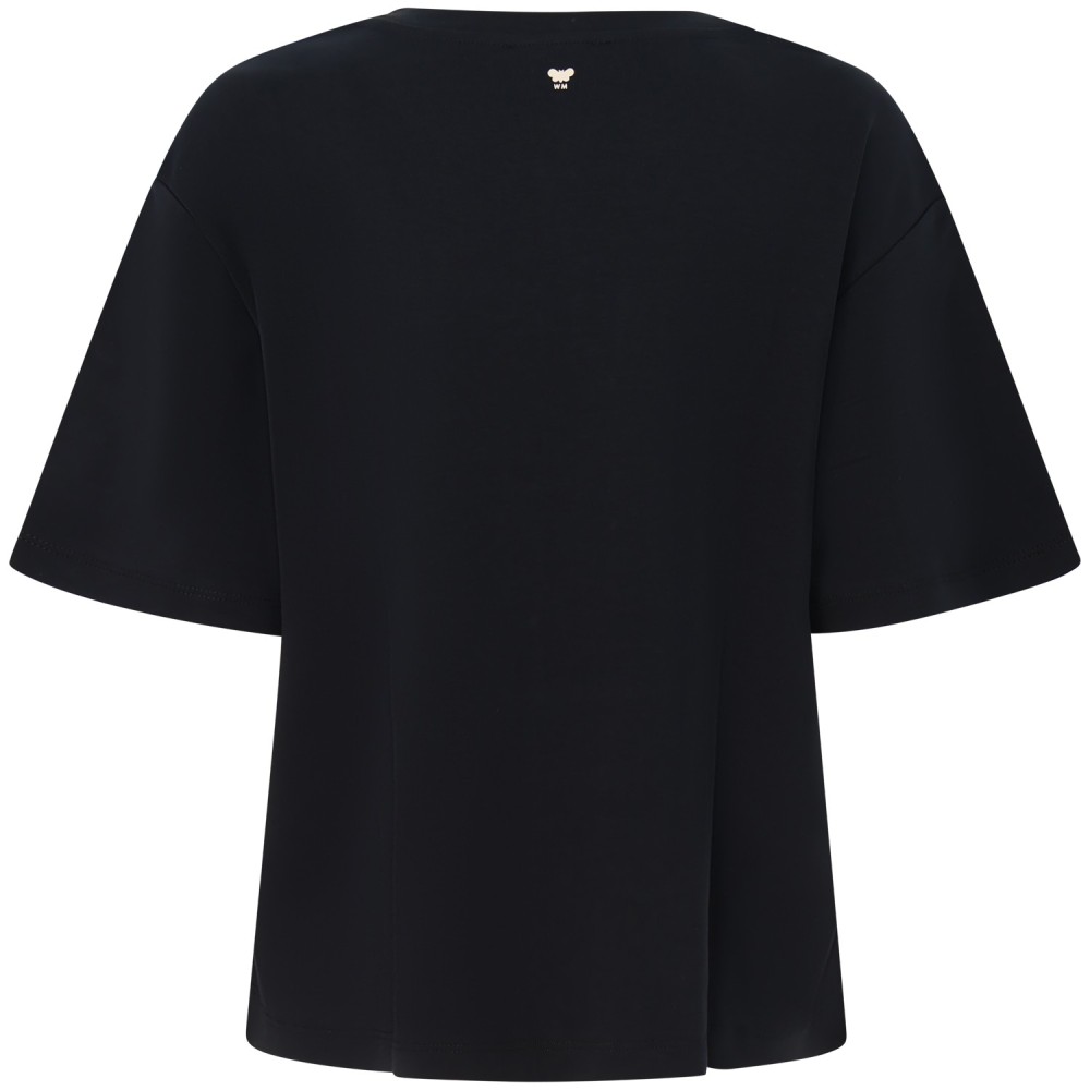 T-shirt nera per donna