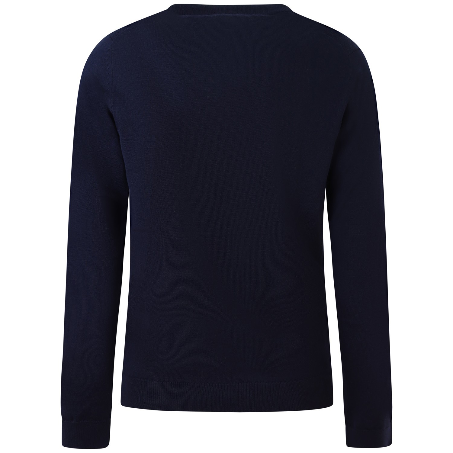 Maglione blu con mini logo per uomo 2