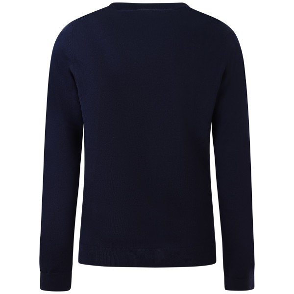 Maglione blu con mini logo per uomo