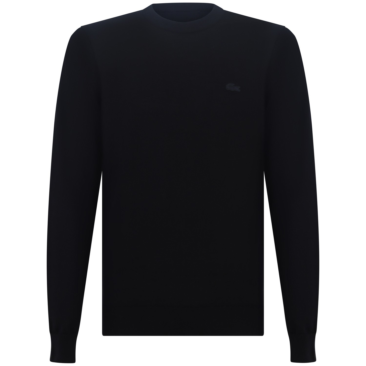 Maglione nero con mini logo per uomo 2