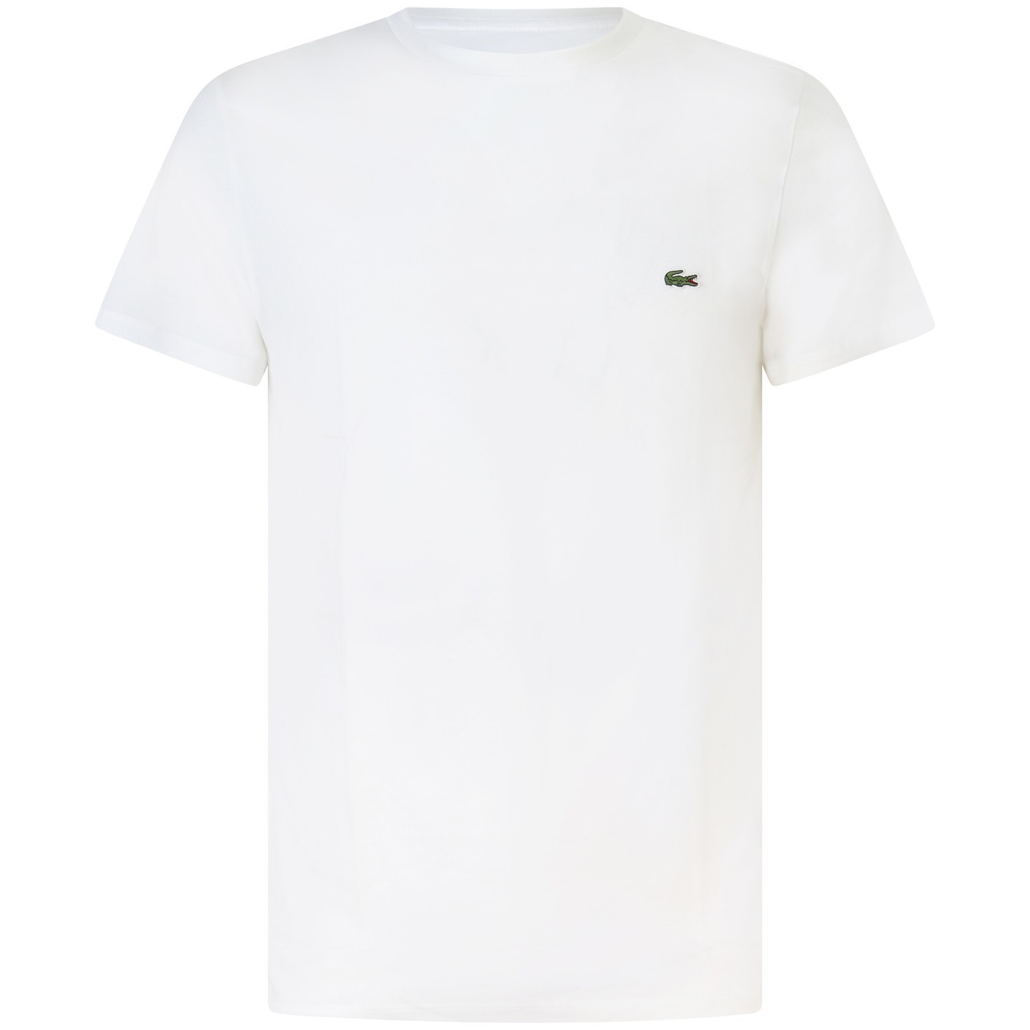 T-shirt bianca con mini logo per uomo