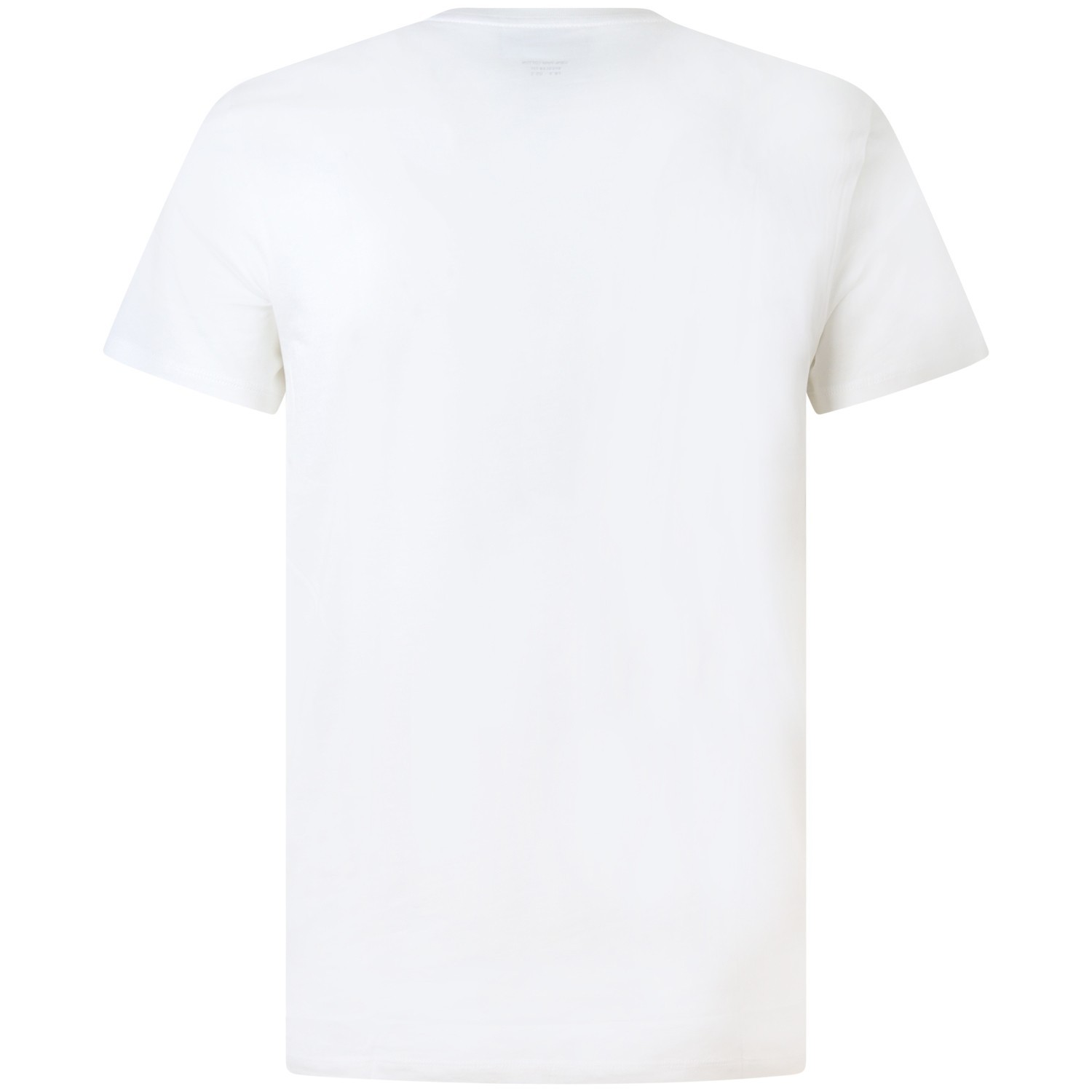 T-shirt bianca con mini logo per uomo 2