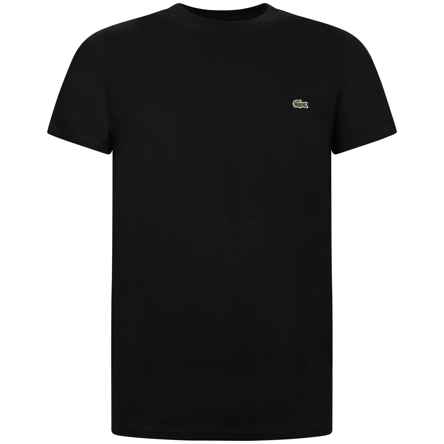 T-shirt nera con mini logo per uomo