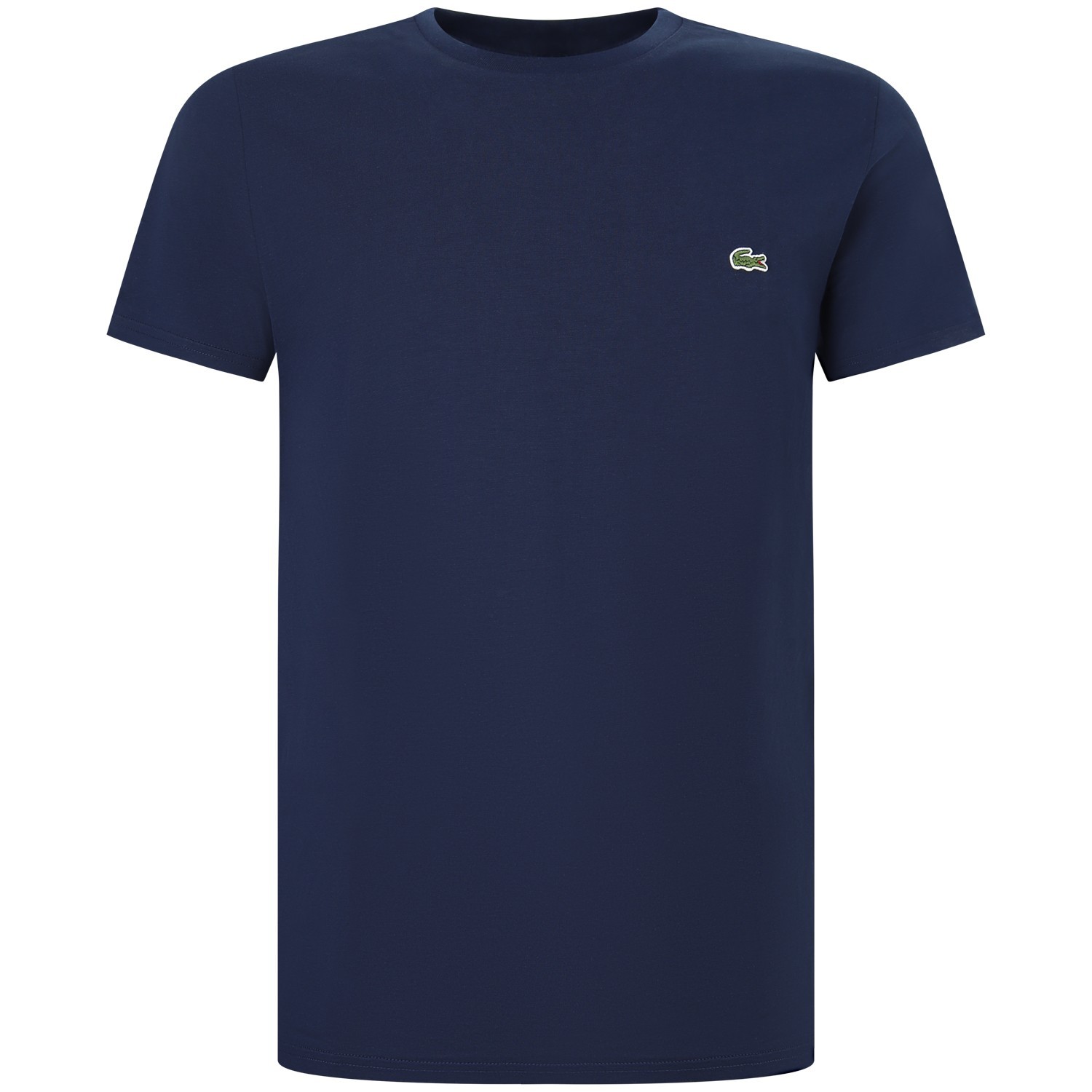 T-shirt blu con mini logo per uomo