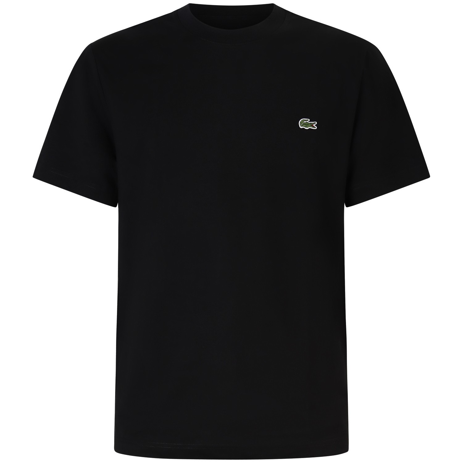 T-shirt nera con mini logo per uomo
