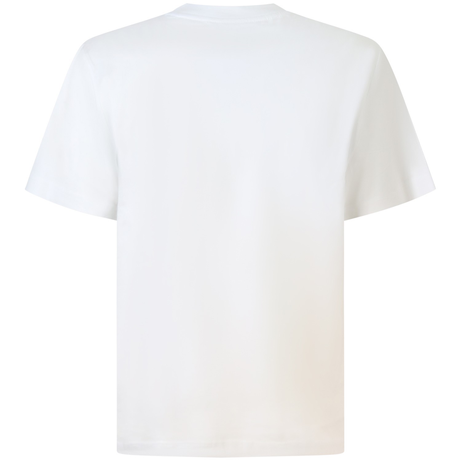 T-shirt bianca con mini logo per uomo 2