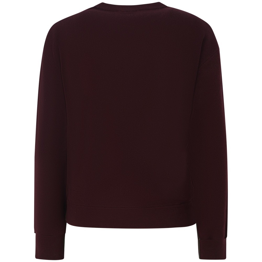 Maglione bordeaux per donna