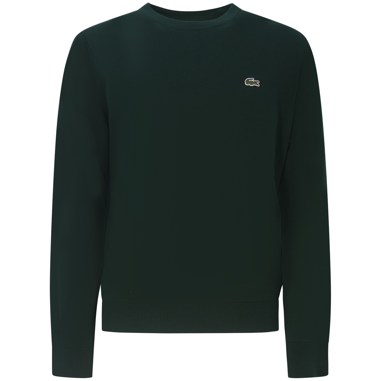 Maglione verde con mini logo per uomo