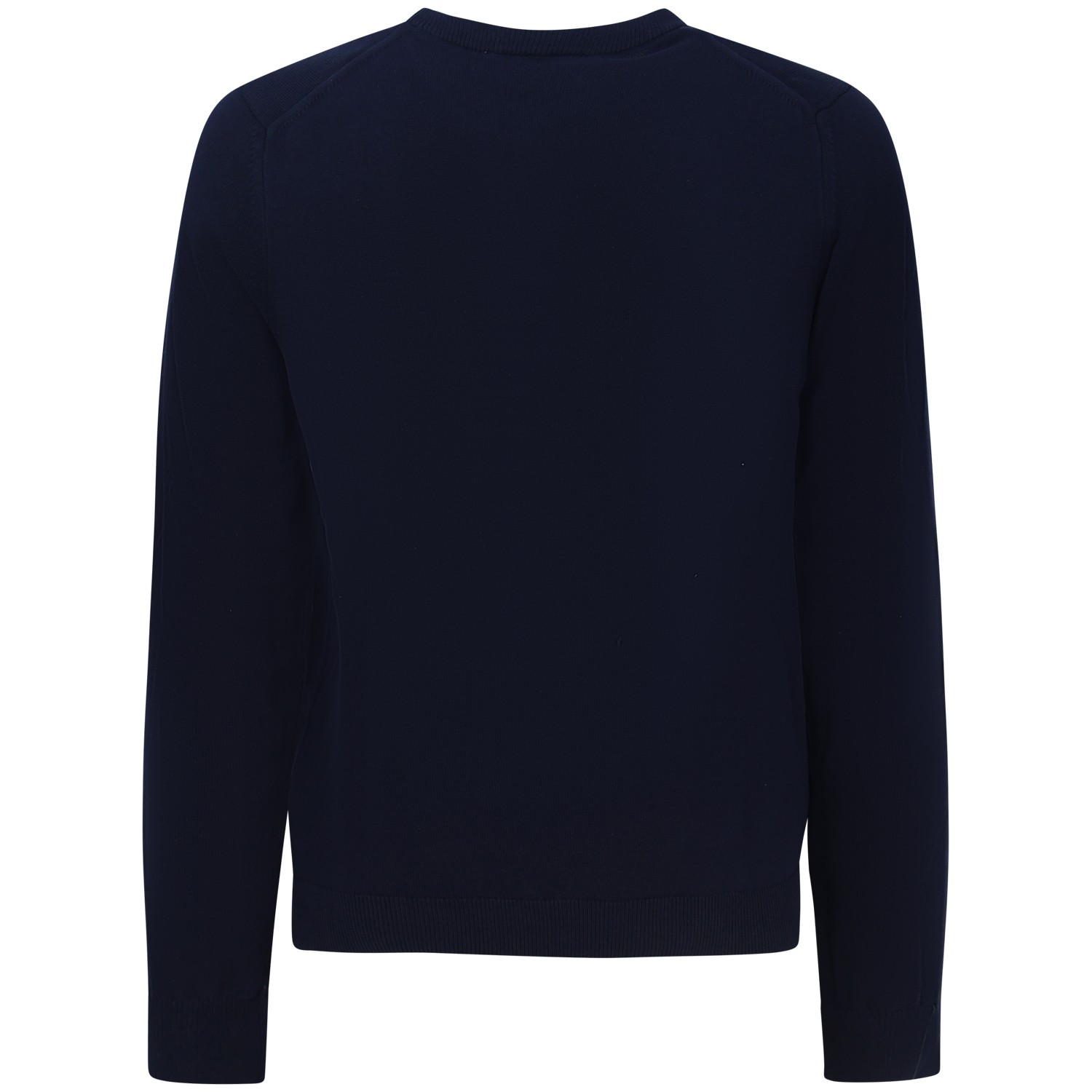 Maglione blu con mini logo per uomo 2