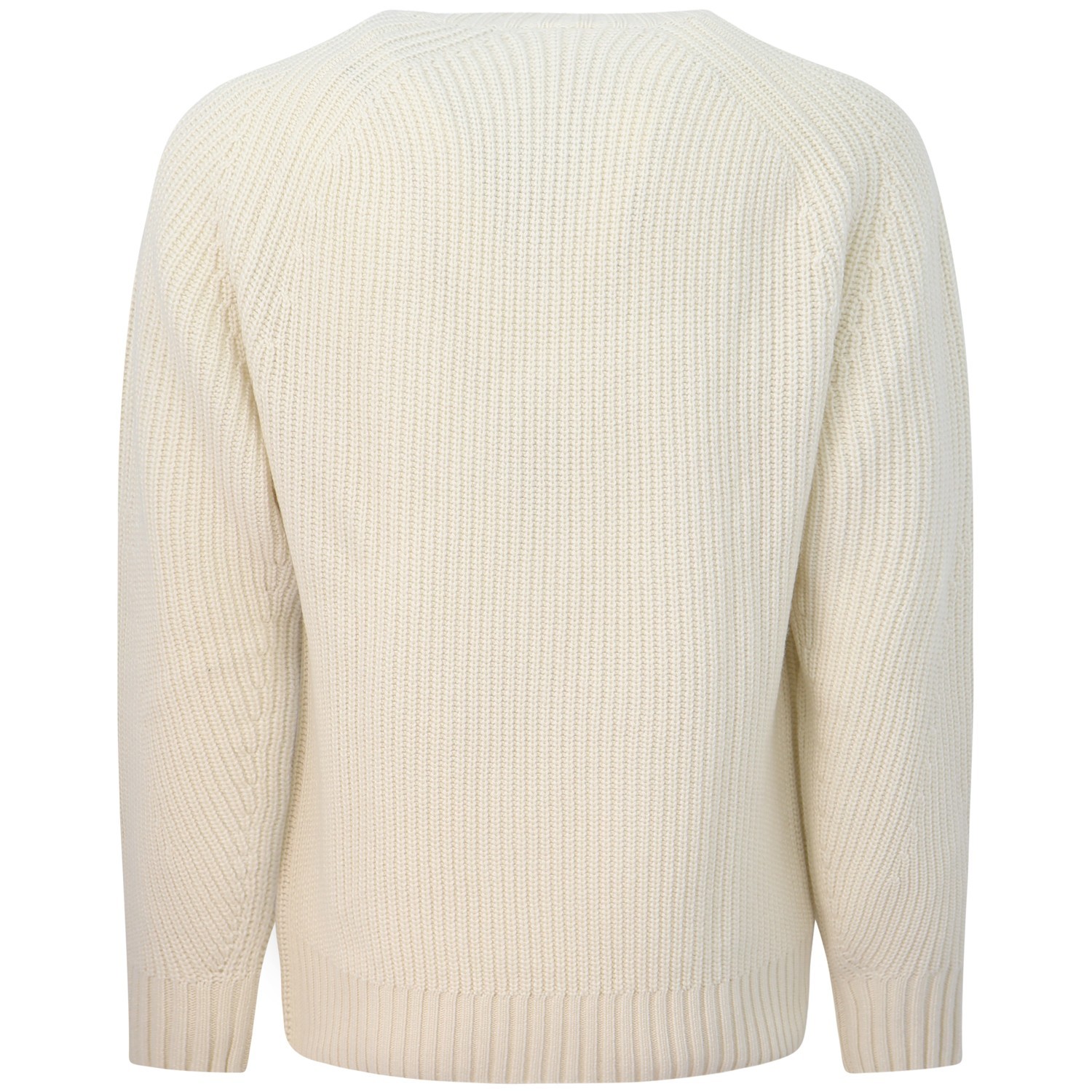 Maglione beige con mini logo per uomo 2