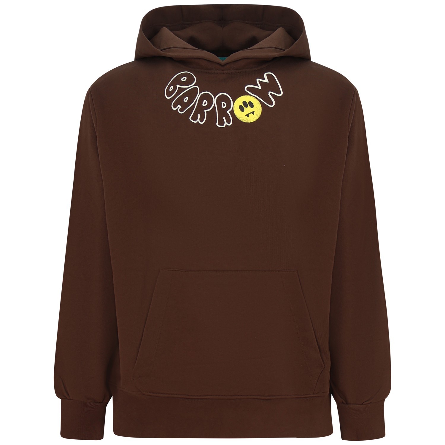 Felpa marrone con cappuccio per uomo