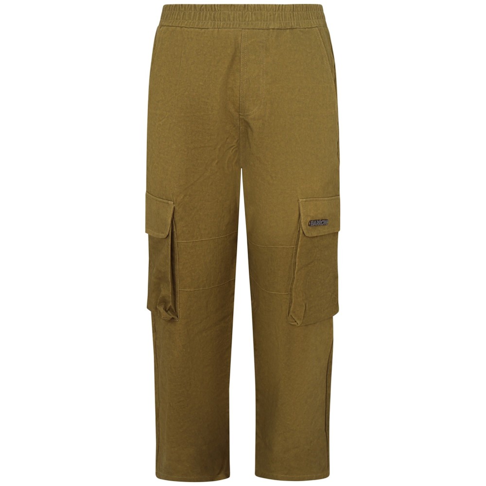 Pantalone con tasconi senape  per uomo