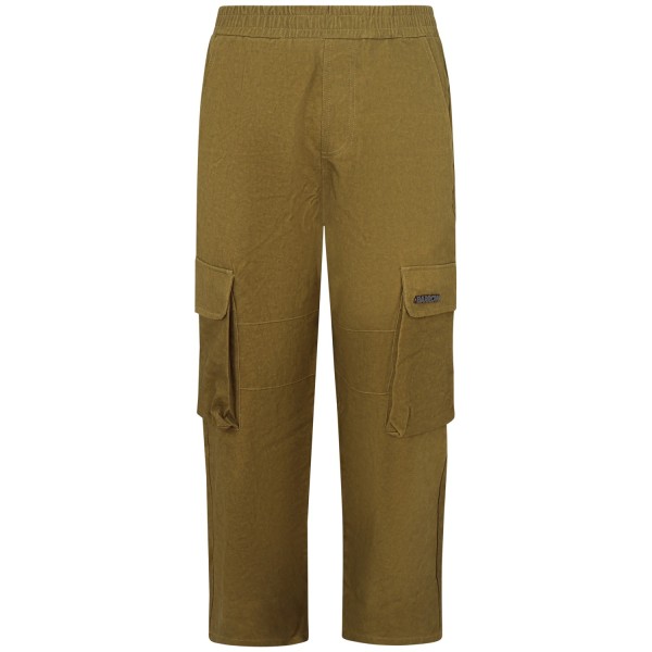 Pantalone con tasconi senape  per uomo