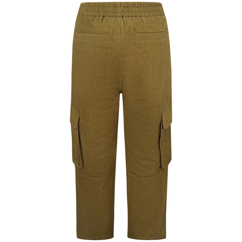 Pantalone con tasconi senape  per uomo