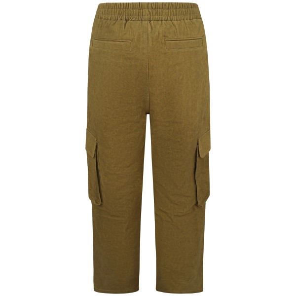 Pantalone con tasconi senape  per uomo