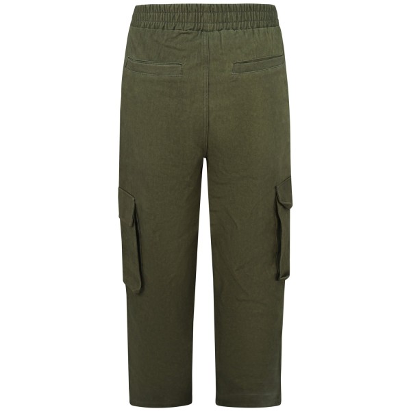 Pantalone con tasconi verde  per uomo
