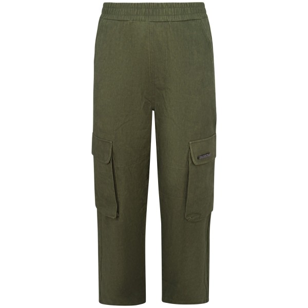 Pantalone con tasconi verde  per uomo