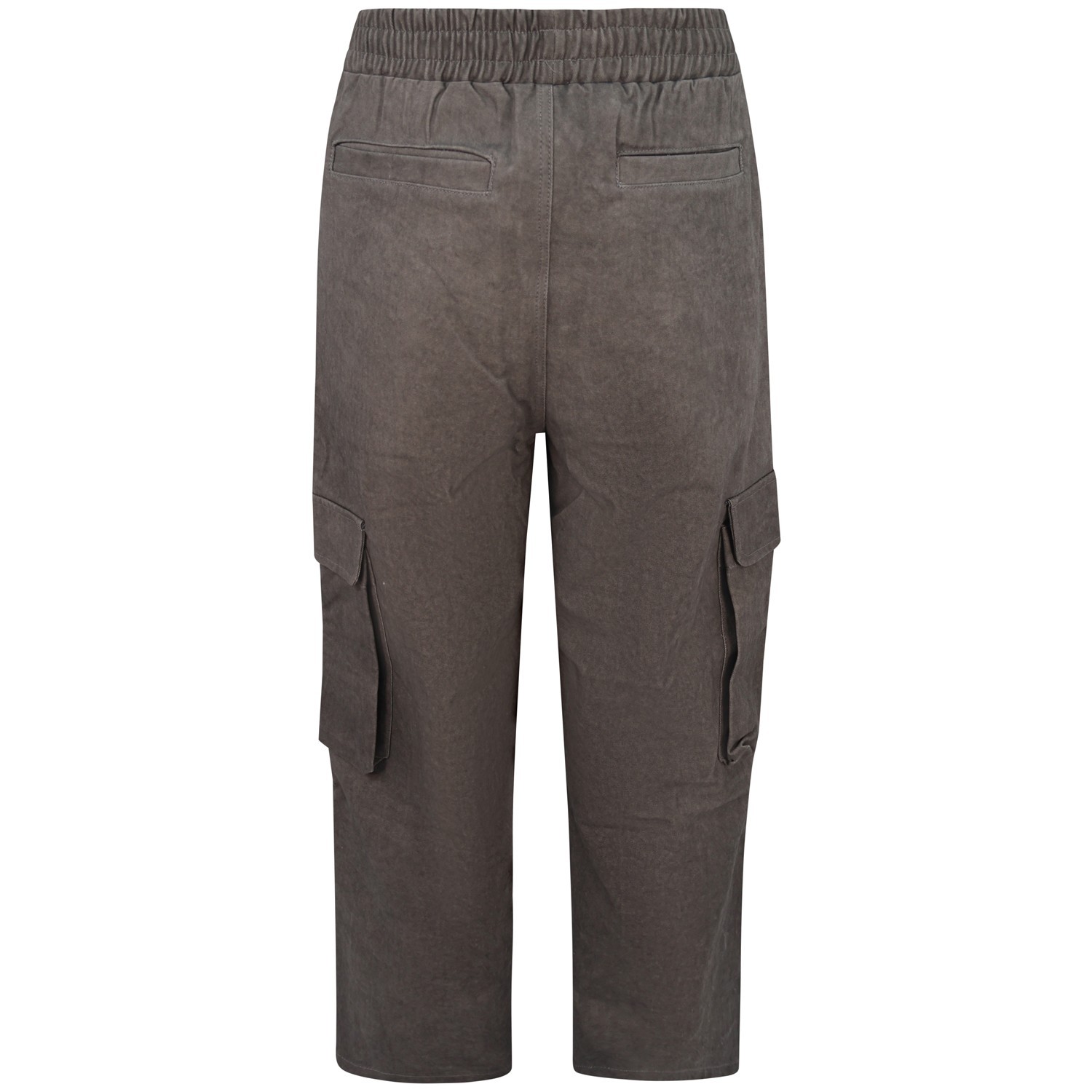 Pantalone grigio con tasconi per uomo 2