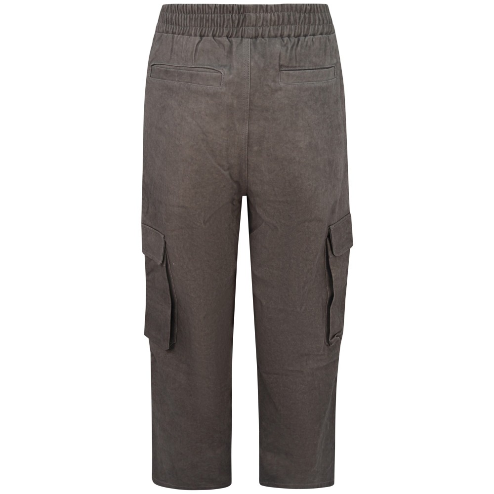 Pantalone grigio con tasconi per uomo