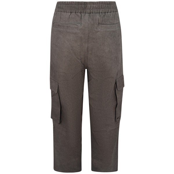 Pantalone grigio con tasconi per uomo