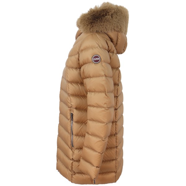 Piumino beige per donna
