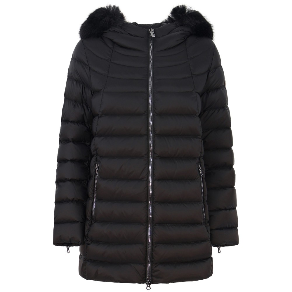 Piumino nero per donna