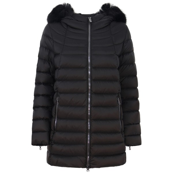 Piumino nero per donna