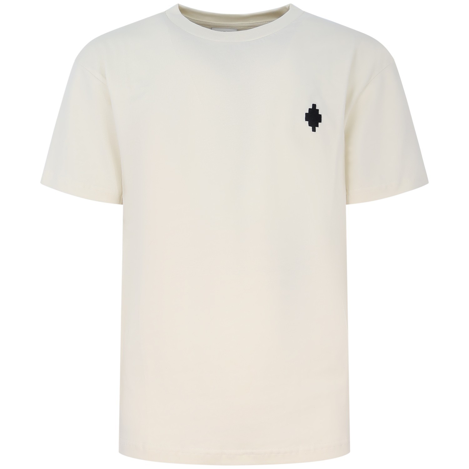 T-shirt bianca  con mini logo laterale per uomo
