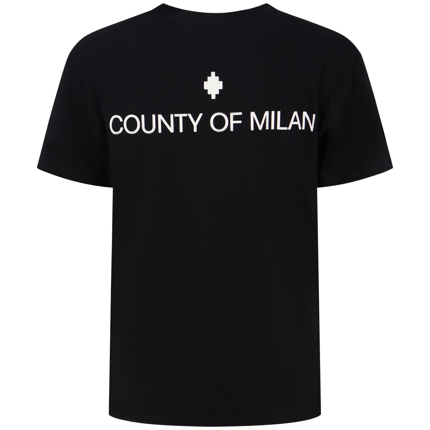 T-shirt nera con mini logo laterale per uomo 2
