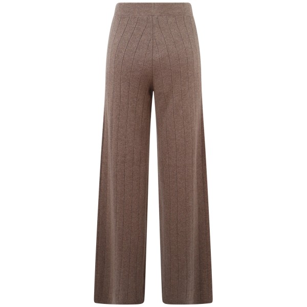 Pantalone in maglia visone per donna