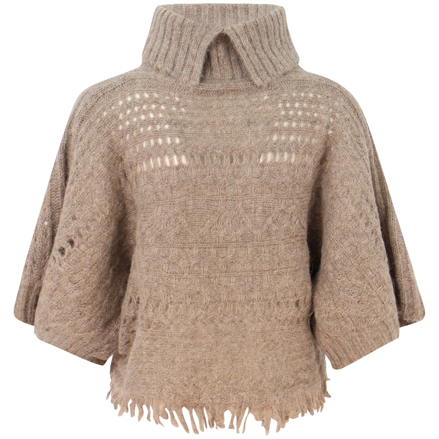 Maglione beige per donna