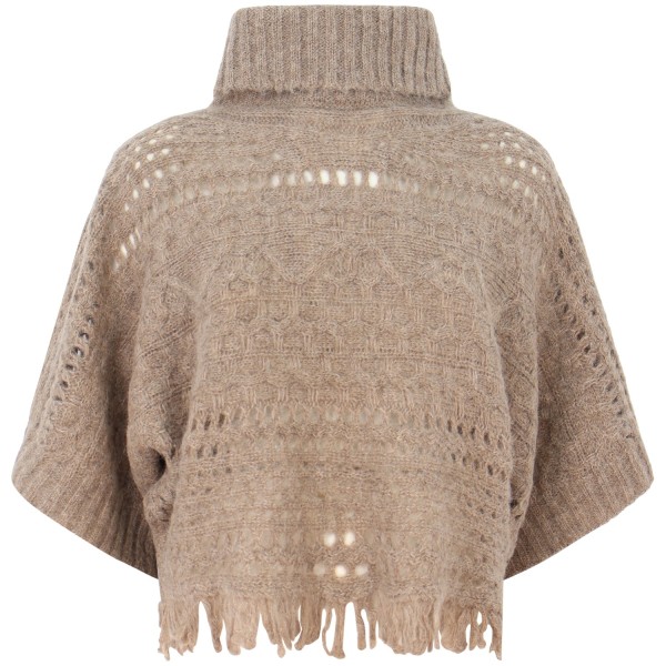 Maglione beige per donna