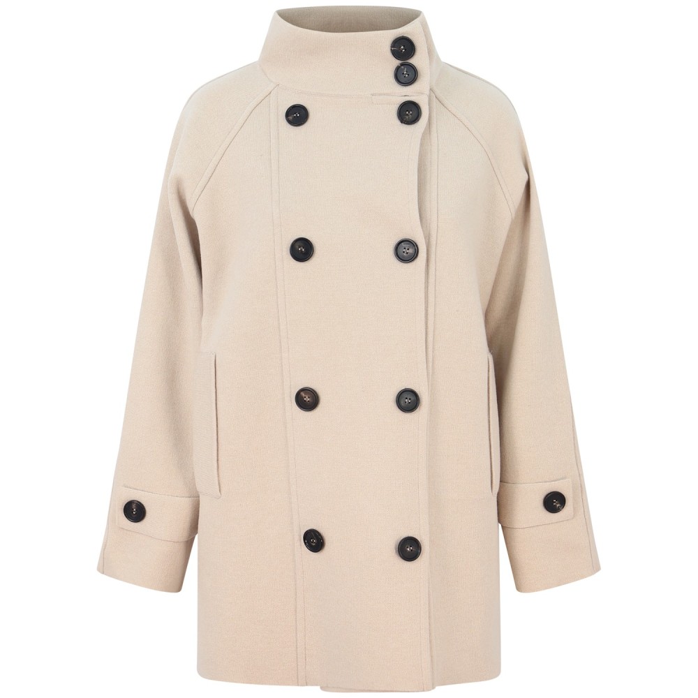 Cappotto beige per donna
