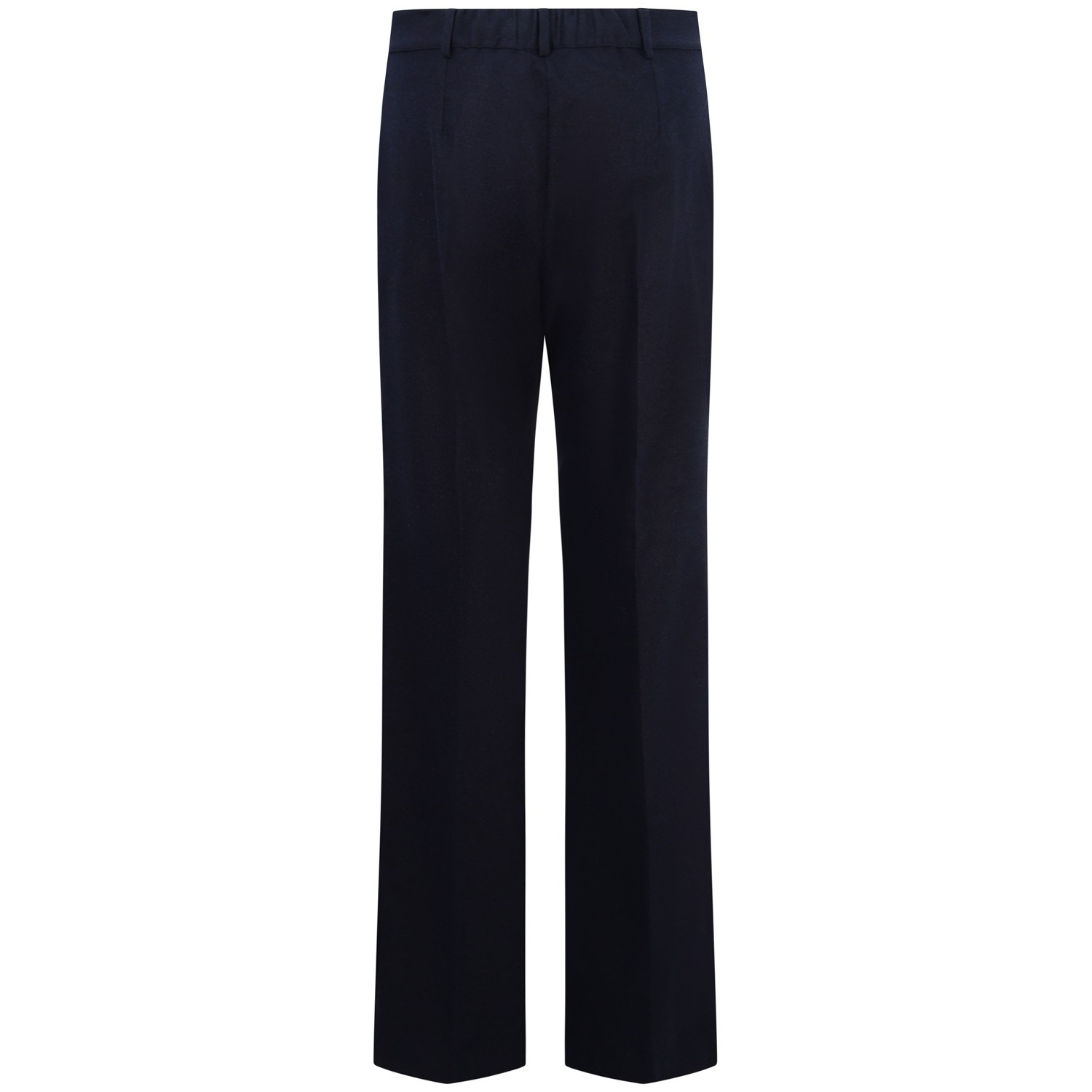 Pantalone in lana blu per donna 2