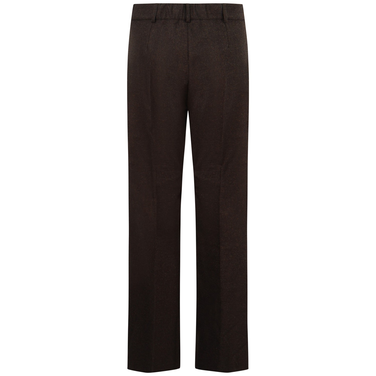 Pantalone in lana marrone per donna