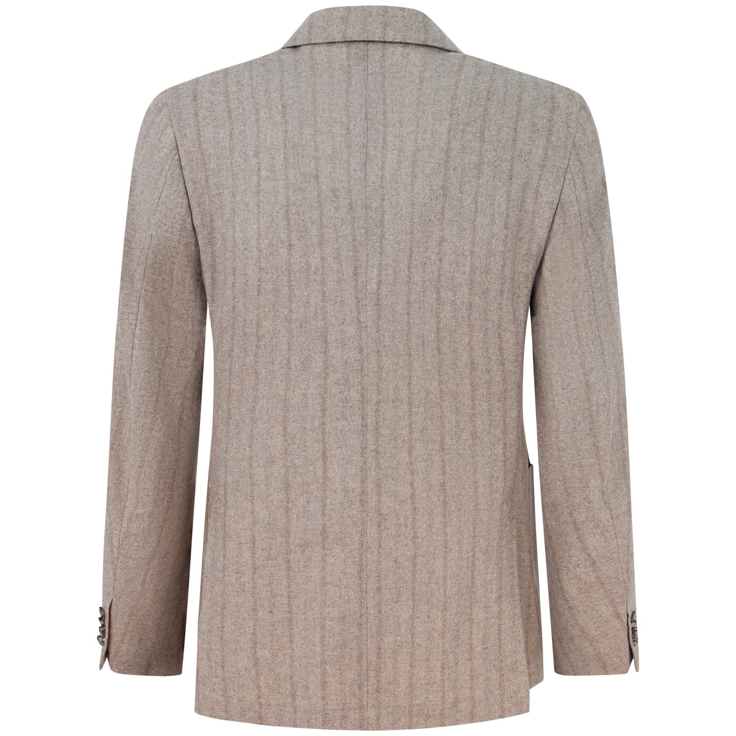 Completo beige gessato per uomo