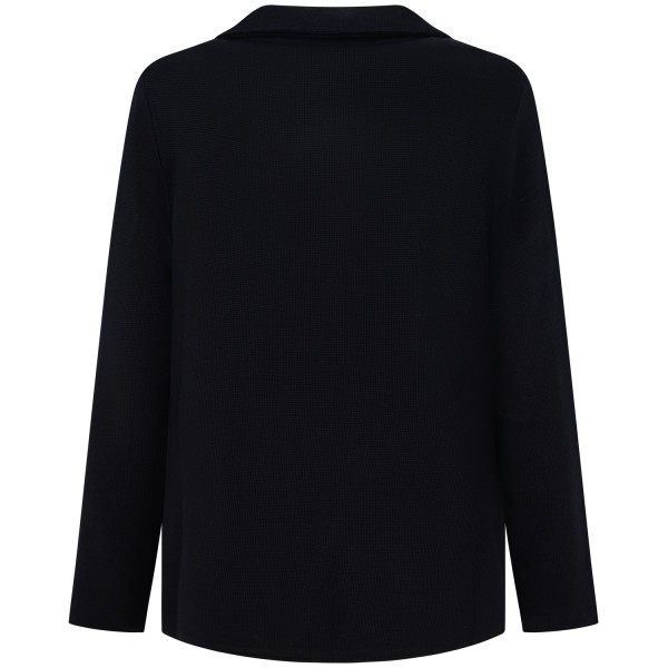 Giacca blu in maglia per uomo
