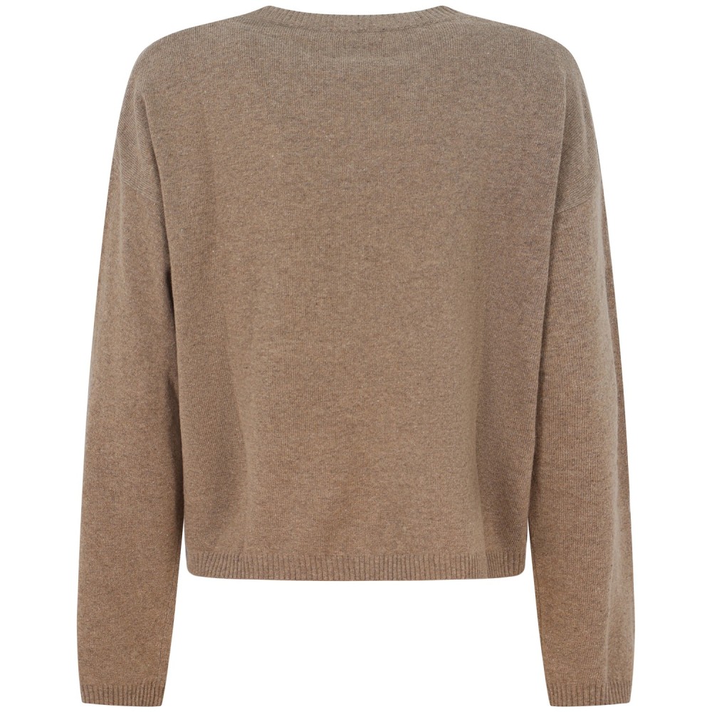 Maglione beige per donna