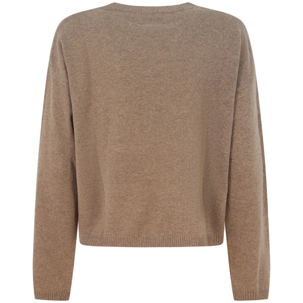Maglione beige per donna
