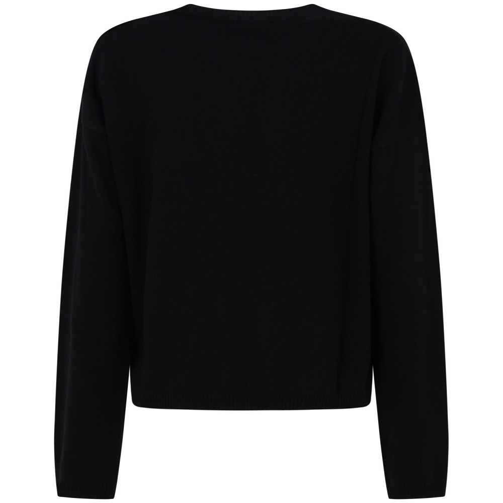Maglione nero per donna